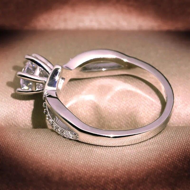 925 Silver Cross Zirconia Ring - Unore Jewelry