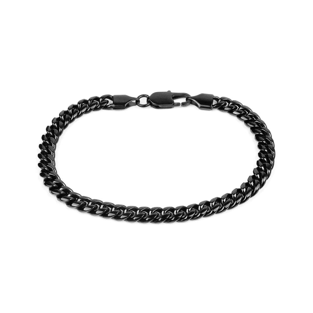 925 Silver Cuban Chain Bracelet - Unore Jewelry