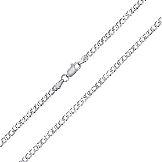 925 Sterling Silver 2mm Curb Chain - Unore Jewelry