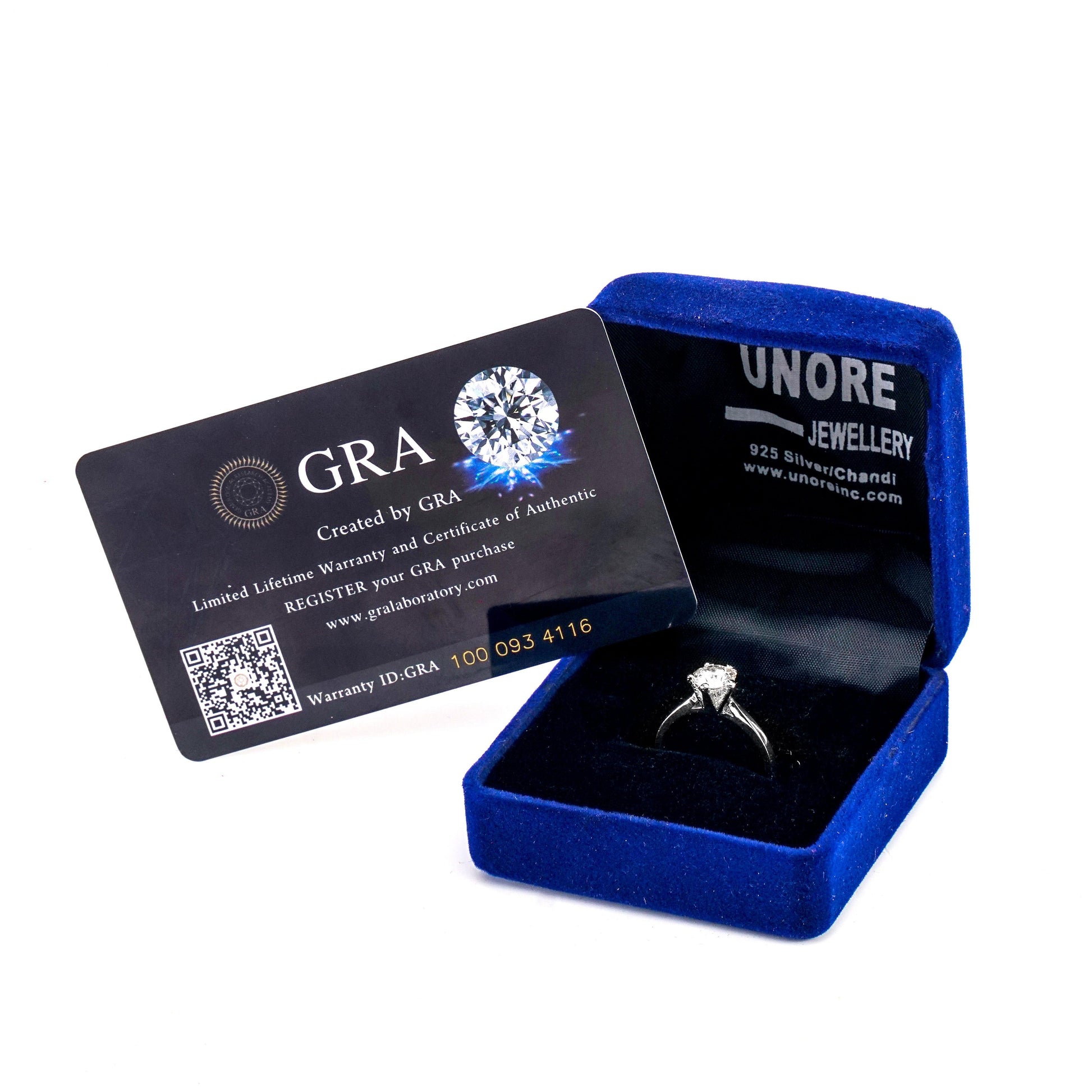 Single Moissanite Ring - Unore Jewelry