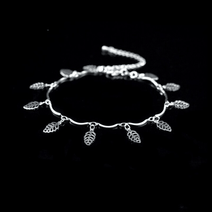 925 Sterling Silver Bohemia Beach Anklet - Unore Jewelry