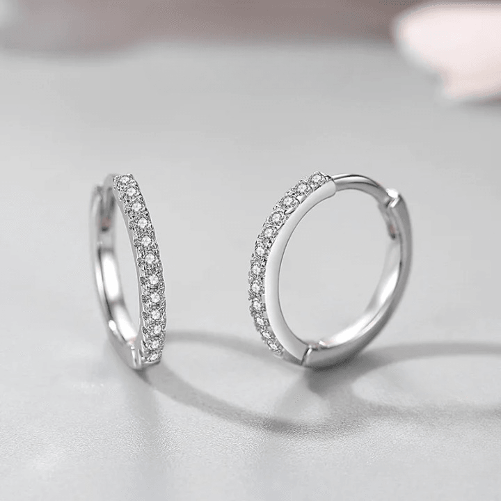 925 Silver Hoop Earrings - Unore Jewelry