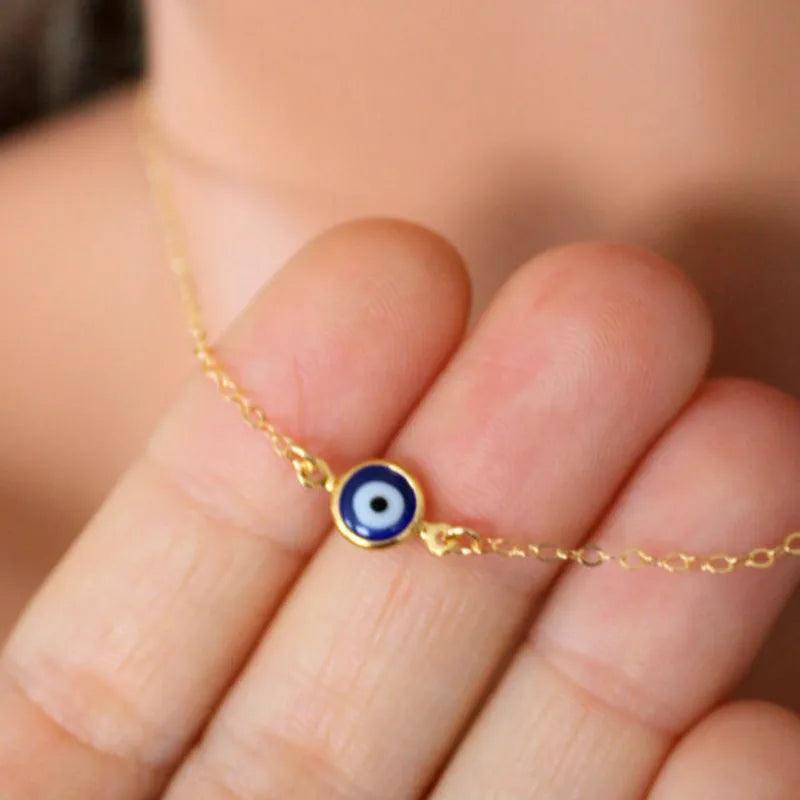 925 Silver/Chandi Evil Eye Necklace - Unore Jewelry