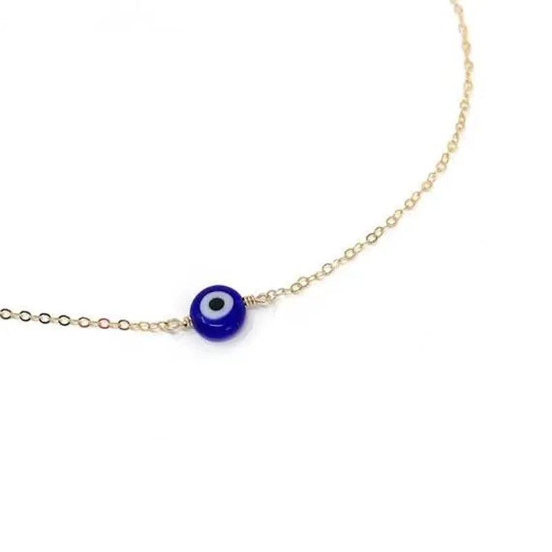 925 Silver/Chandi Evil Eye Necklace - Unore Jewelry