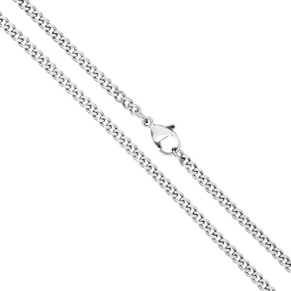 925 Silver/Chandi 3mm Curb Chain - Unore Jewelry