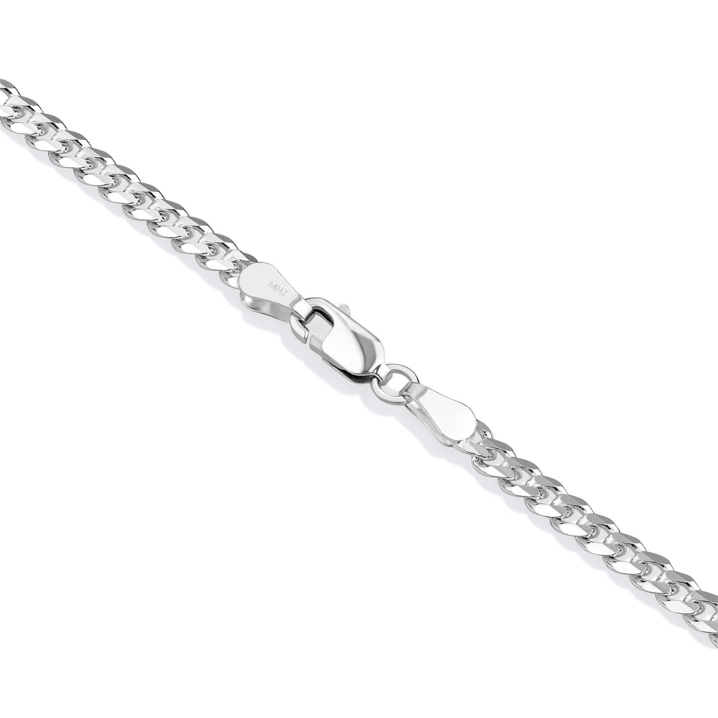 925 Silver/Chandi 3mm Curb Chain - Unore Jewelry