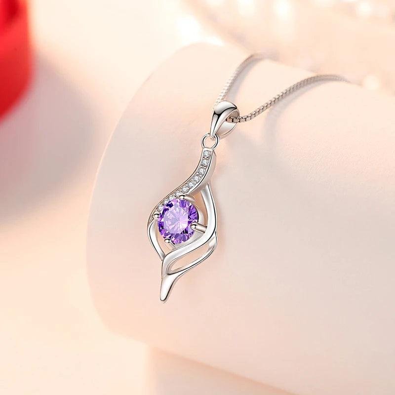 925 Silver/Chandi Petal Droplet Pendant - Unore Jewelry