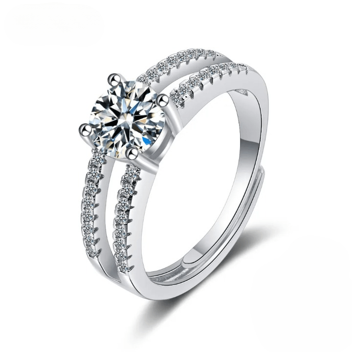 Glimmering Galaxy Moissanite Ring - Unore Jewelry