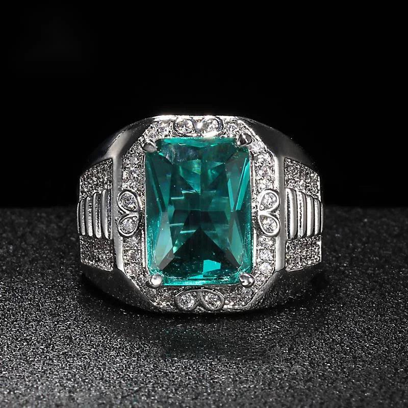 925 Silver/Chandi Green Emerald Ring - Unore Jewelry