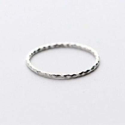 925 Sterling Silver Diamond Pattern Nose Ring - Unore Jewelry